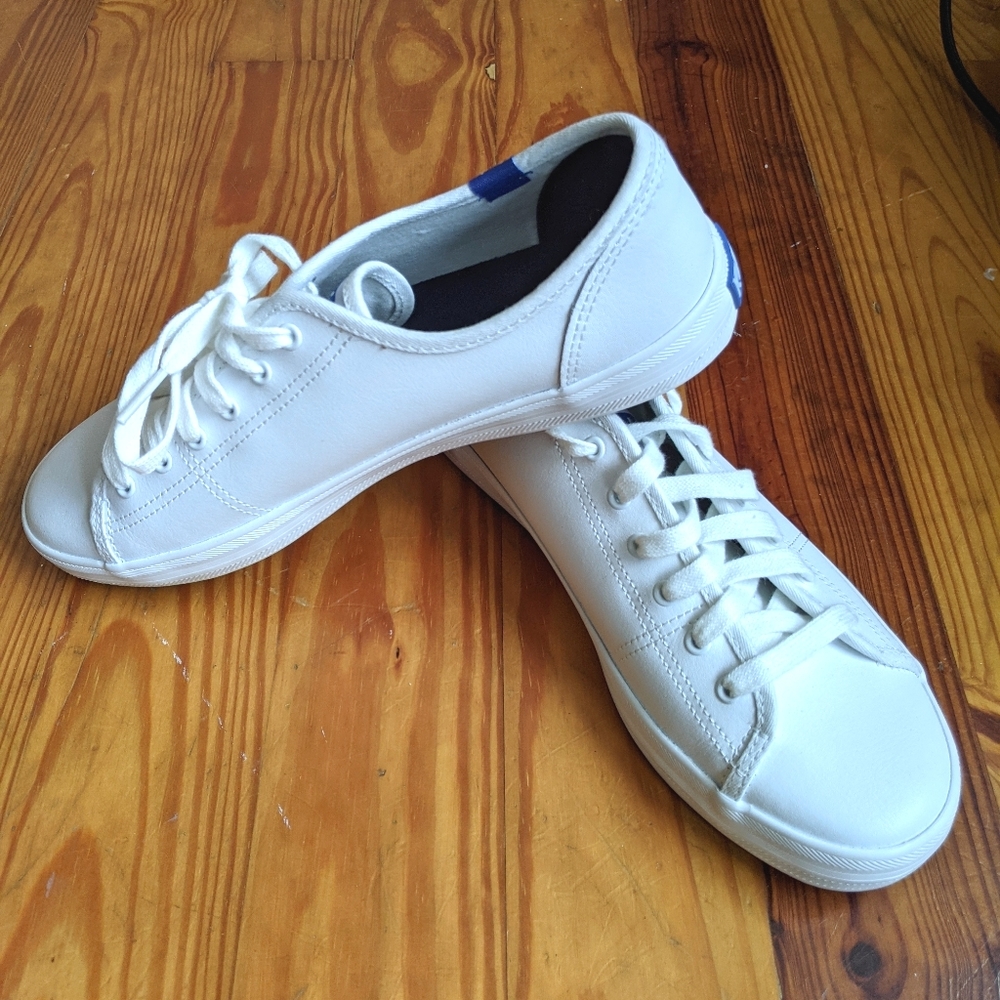 KEDS white leather